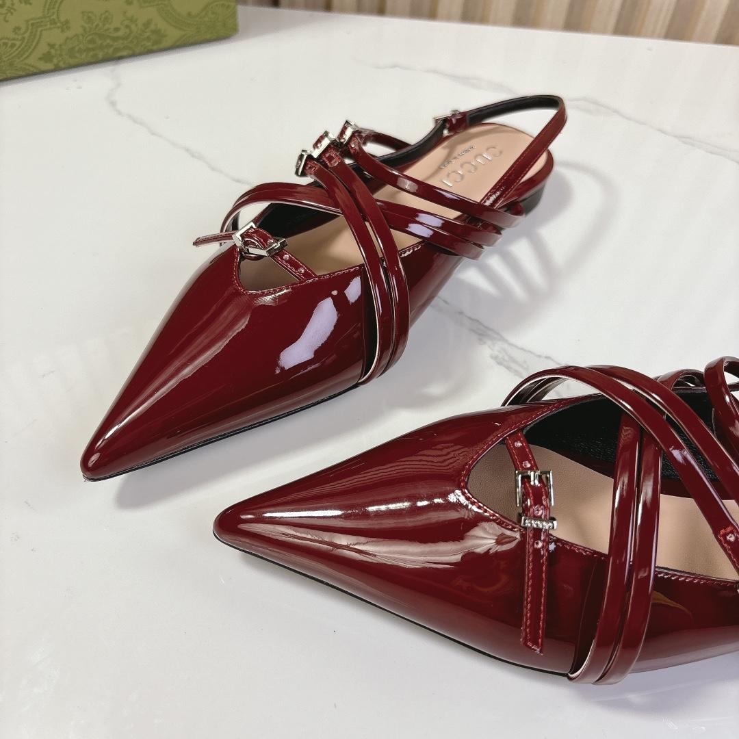 Gucci Women's Strappy Ballet Flat - DopestKickz