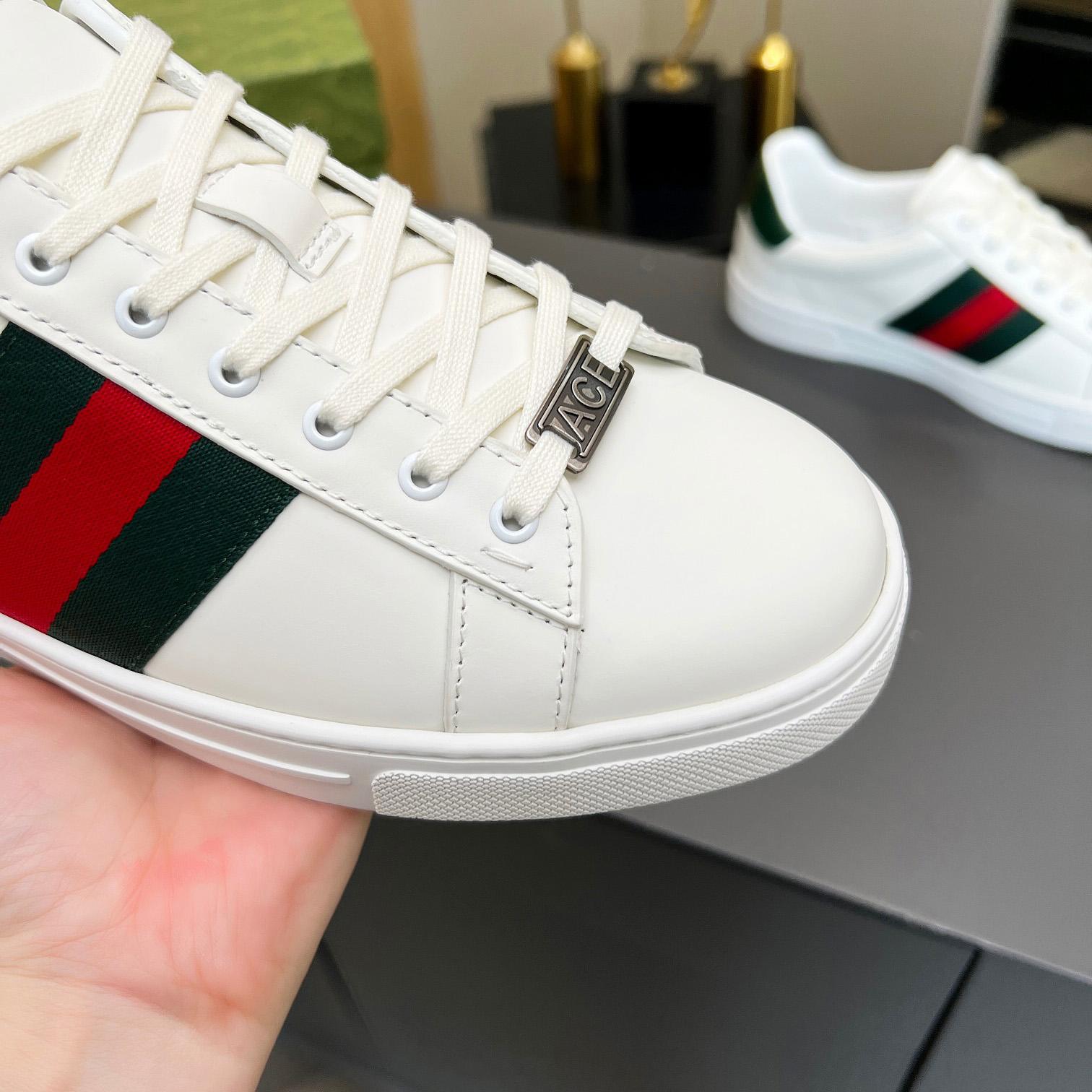 Gucci Ace Sneaker With Web - DopestKickz