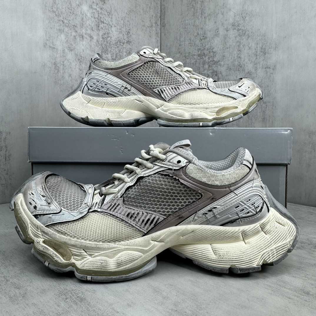 Balenciaga Stapler Sneaker In Beige/grey  - DopestKickz