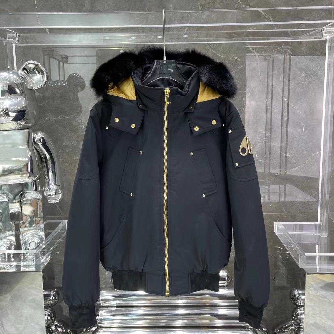 Moose Knuckles Gold Series Little Rapids Bomber Jacket - DopestKickz