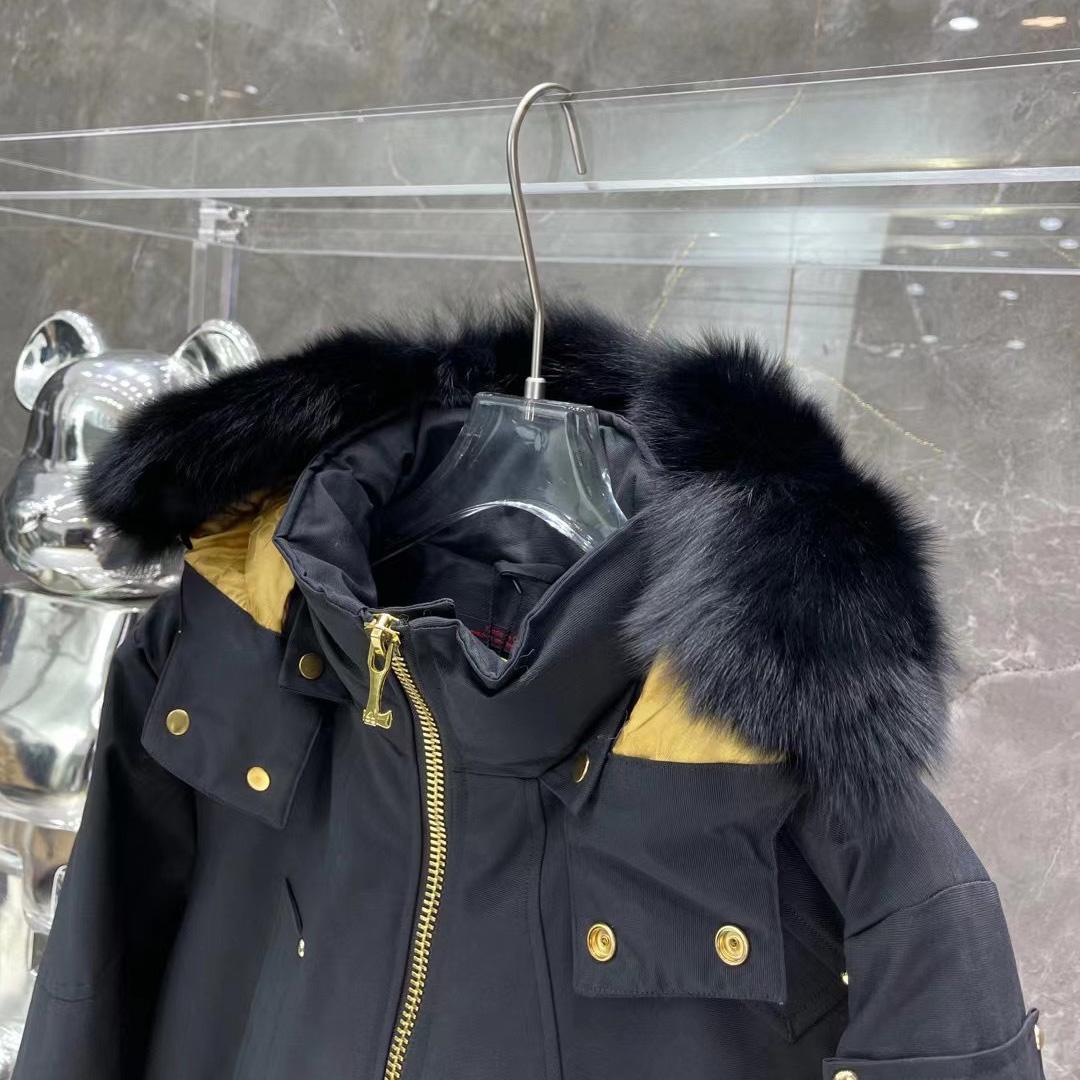 Moose Knuckles Gold Series Little Rapids Bomber Jacket - DopestKickz