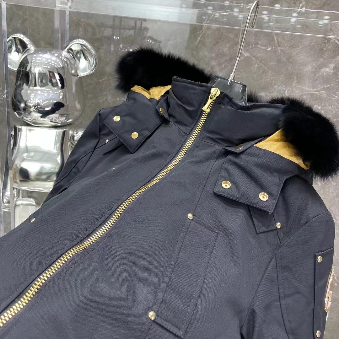 Moose Knuckles Gold Series Little Rapids Bomber Jacket - DopestKickz