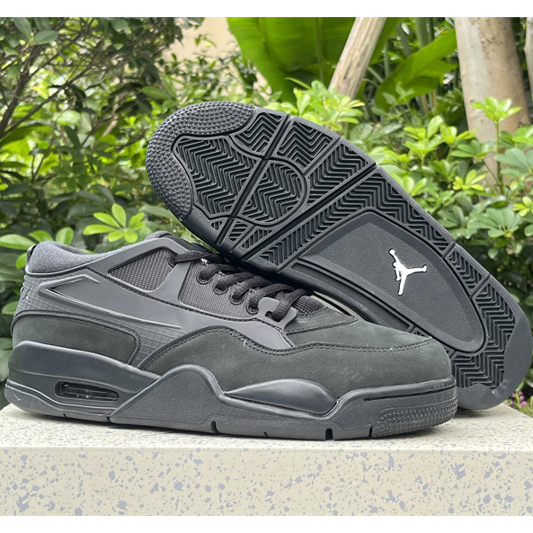 Air Jordan 4 RM “Black Cat” Sneakers     FQ7939-004 - DopestKickz