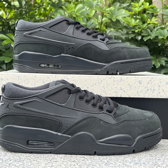 Air Jordan 4 RM “Black Cat” Sneakers     FQ7939-004 - DopestKickz