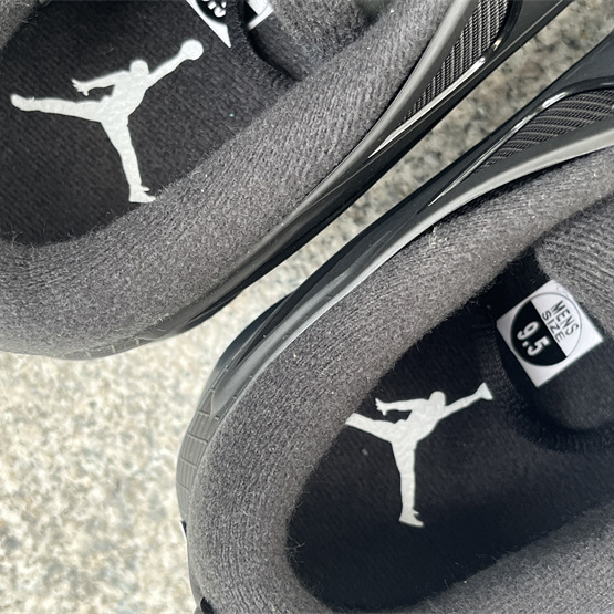 Air Jordan 4 RM “Black Cat” Sneakers     FQ7939-004 - DopestKickz