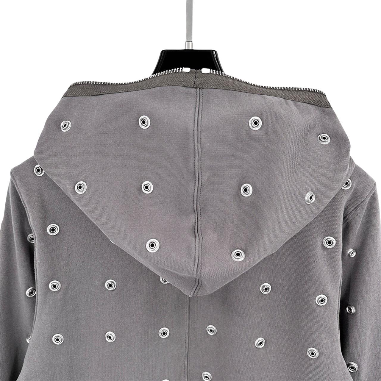 Rick Owens DRKSHDW Stud-detailing Zipped Hoodie - DopestKickz