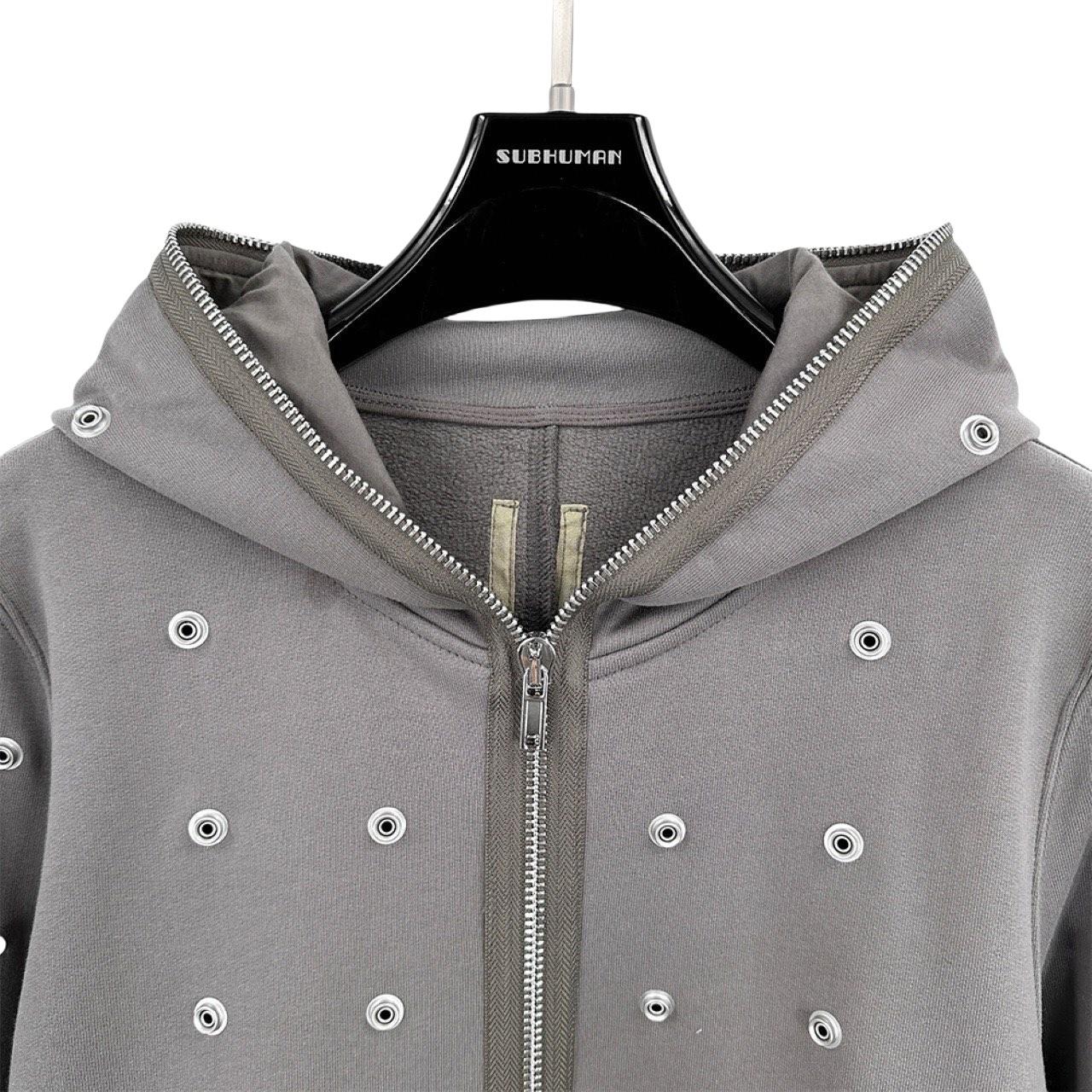 Rick Owens DRKSHDW Stud-detailing Zipped Hoodie - DopestKickz