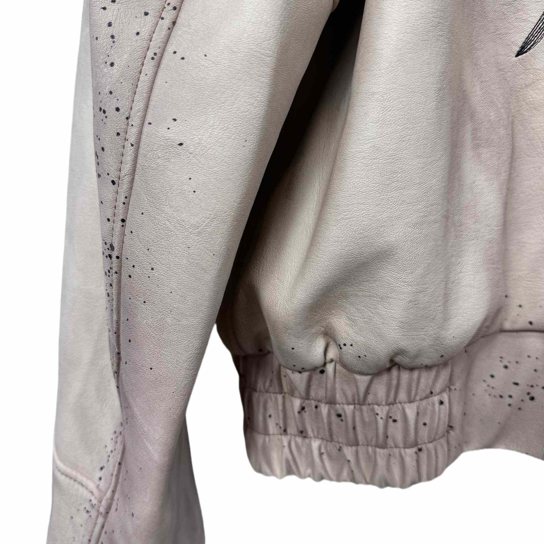 Enfants Riches Deprimes Embroidered-motif Leather Jacket - DopestKickz