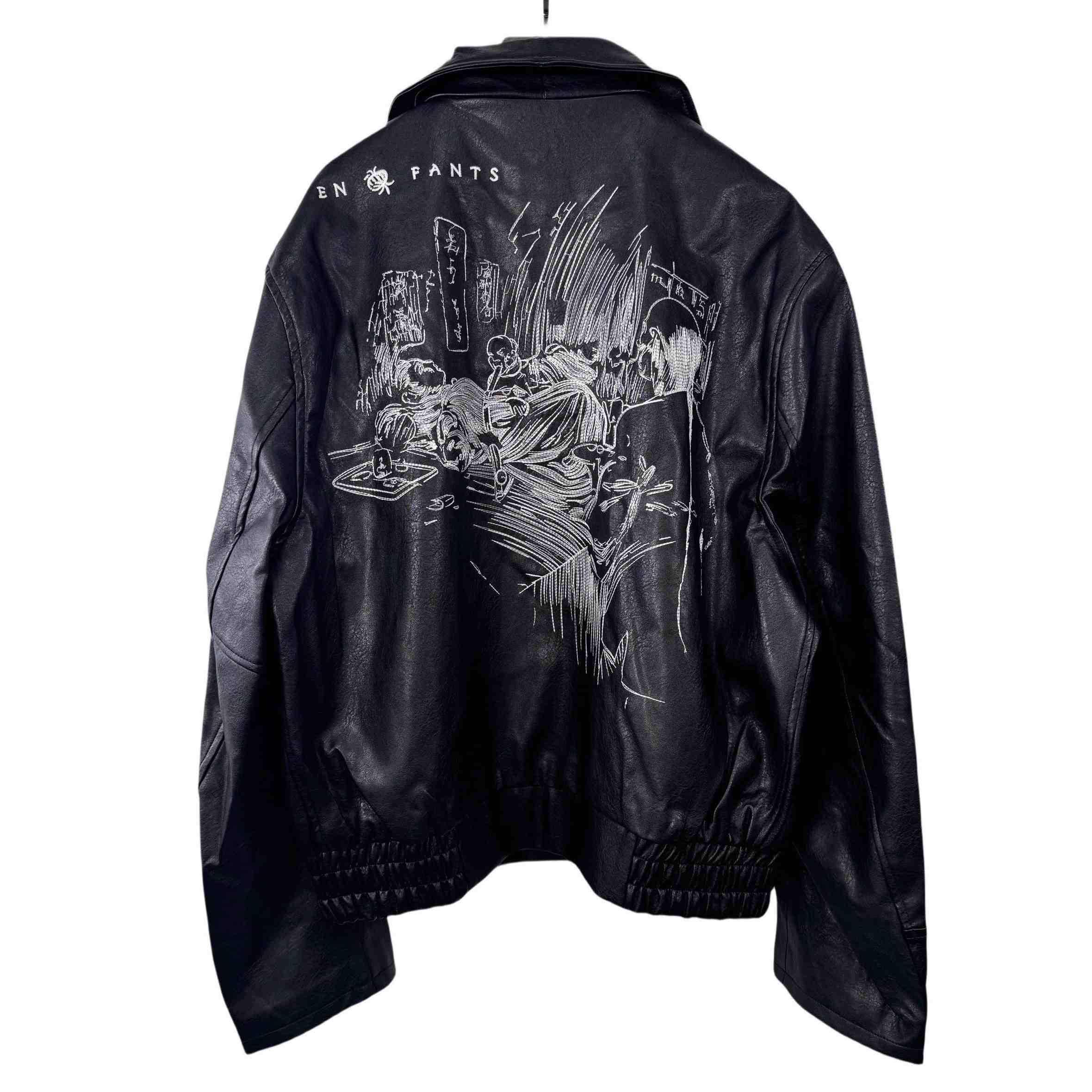Enfants Riches Deprimes Opium Embroidered Leather Jacket - DopestKickz