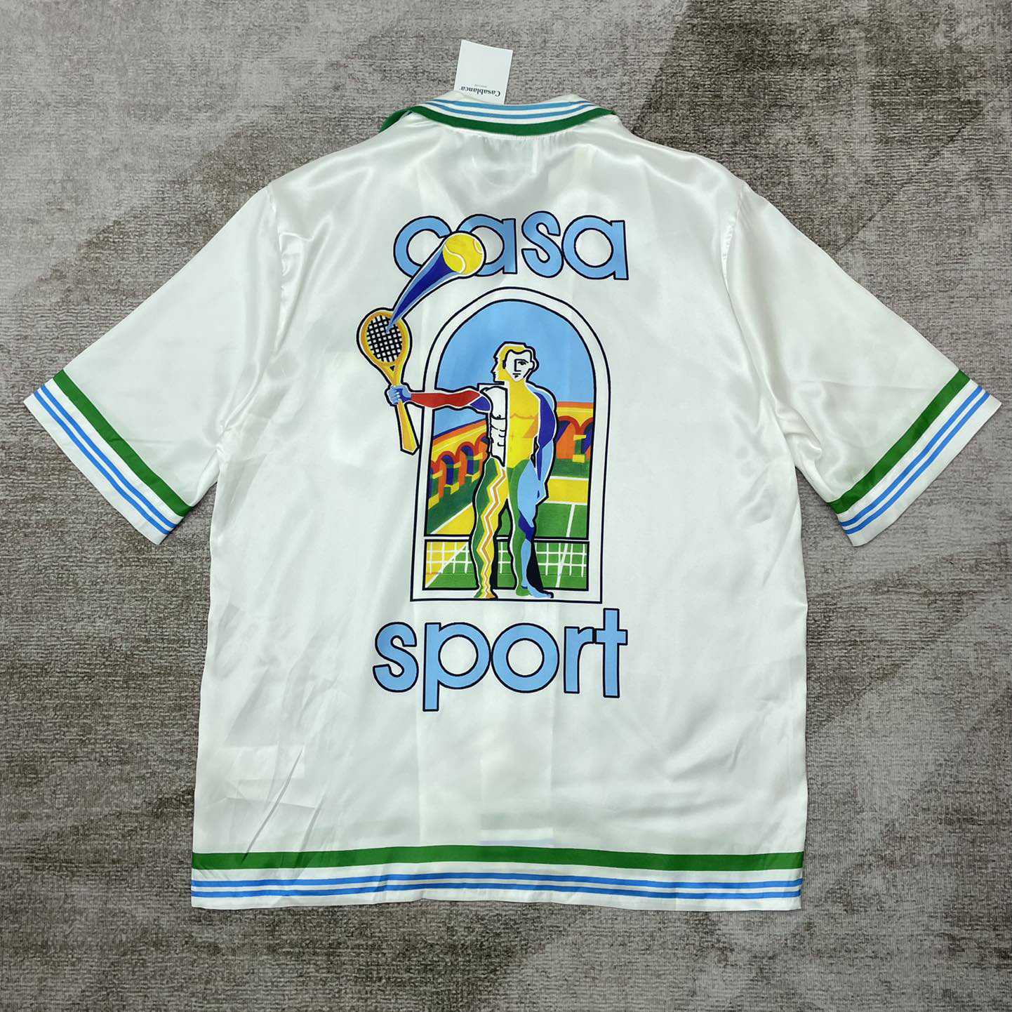 Casablanca Le Jeu Colore Graphic Printed Short-Sleeved Shirt   CA3476 - DopestKickz