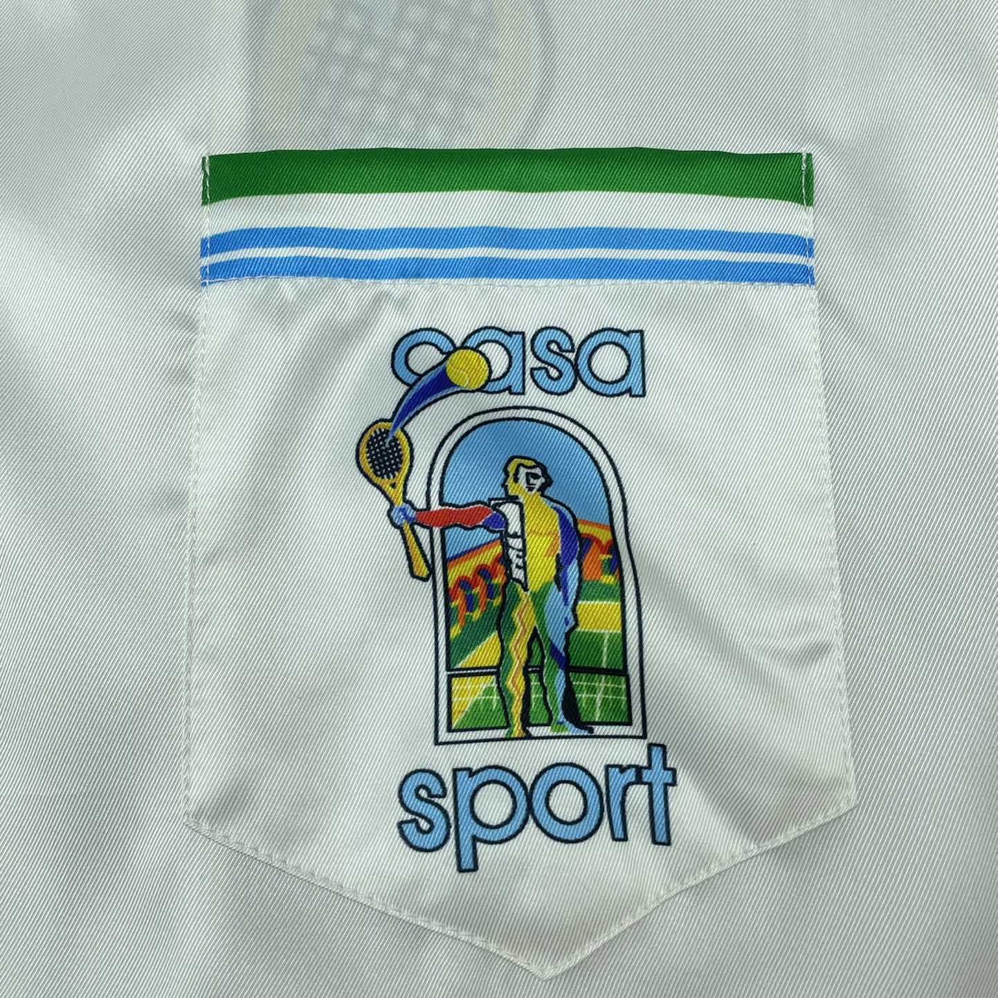 Casablanca Le Jeu Colore Graphic Printed Short-Sleeved Shirt   CA3476 - DopestKickz