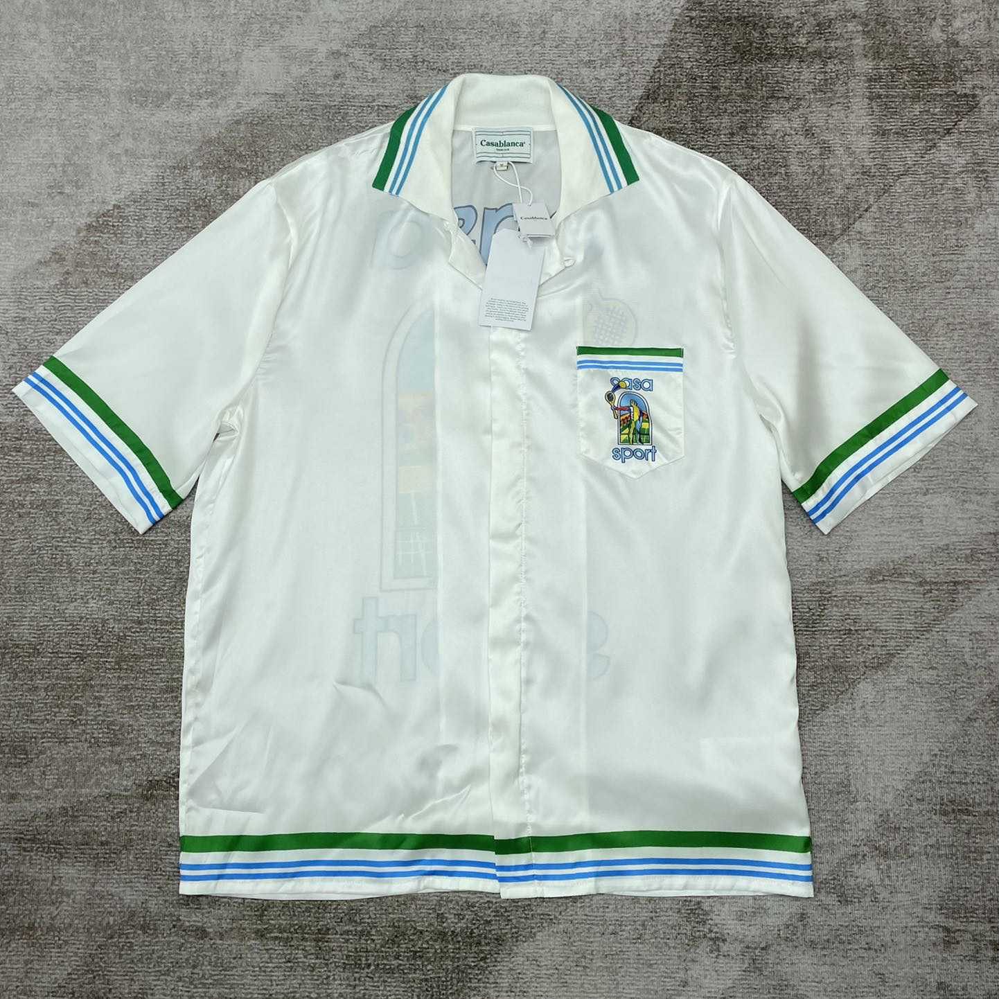 Casablanca Le Jeu Colore Graphic Printed Short-Sleeved Shirt   CA3476 - DopestKickz