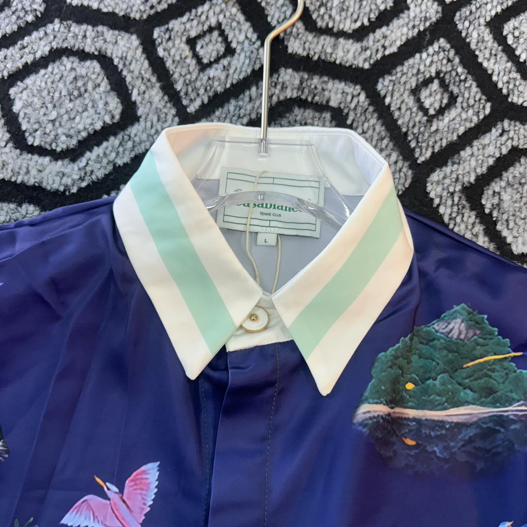 Casablanca Silk-Twill Shirt - DopestKickz
