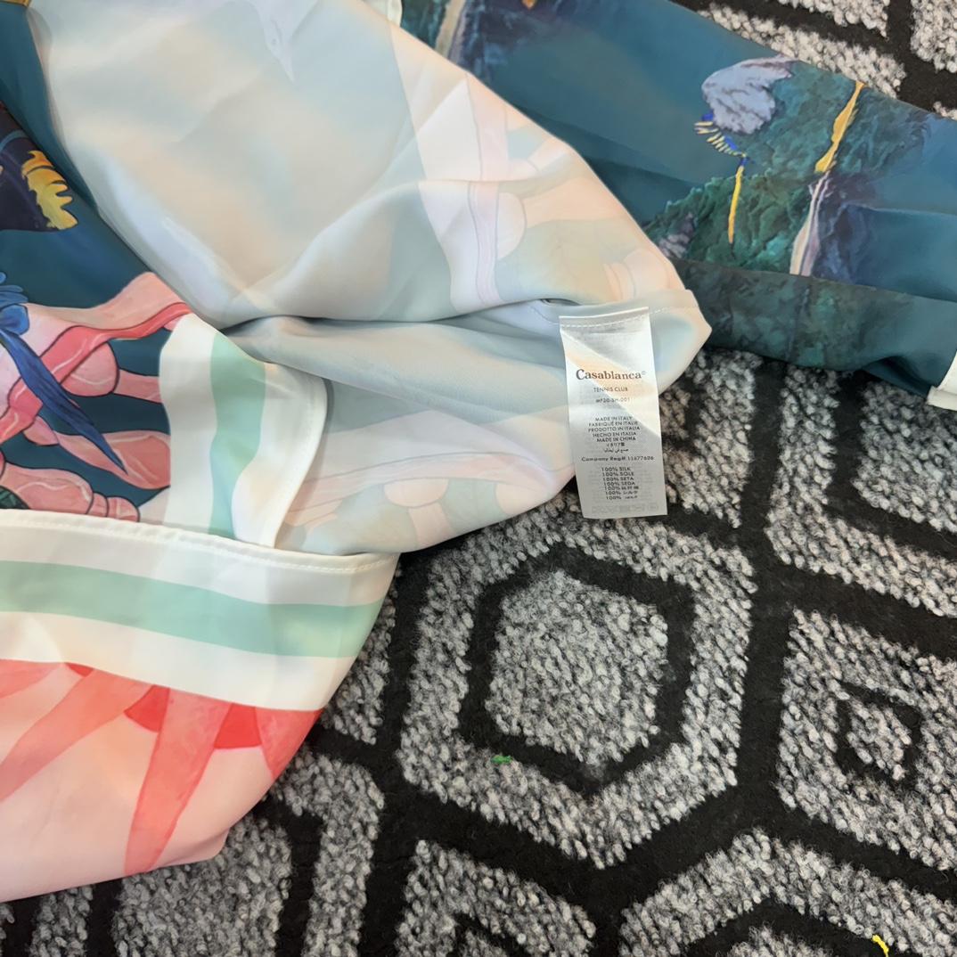 Casablanca Silk-Twill Shirt - DopestKickz