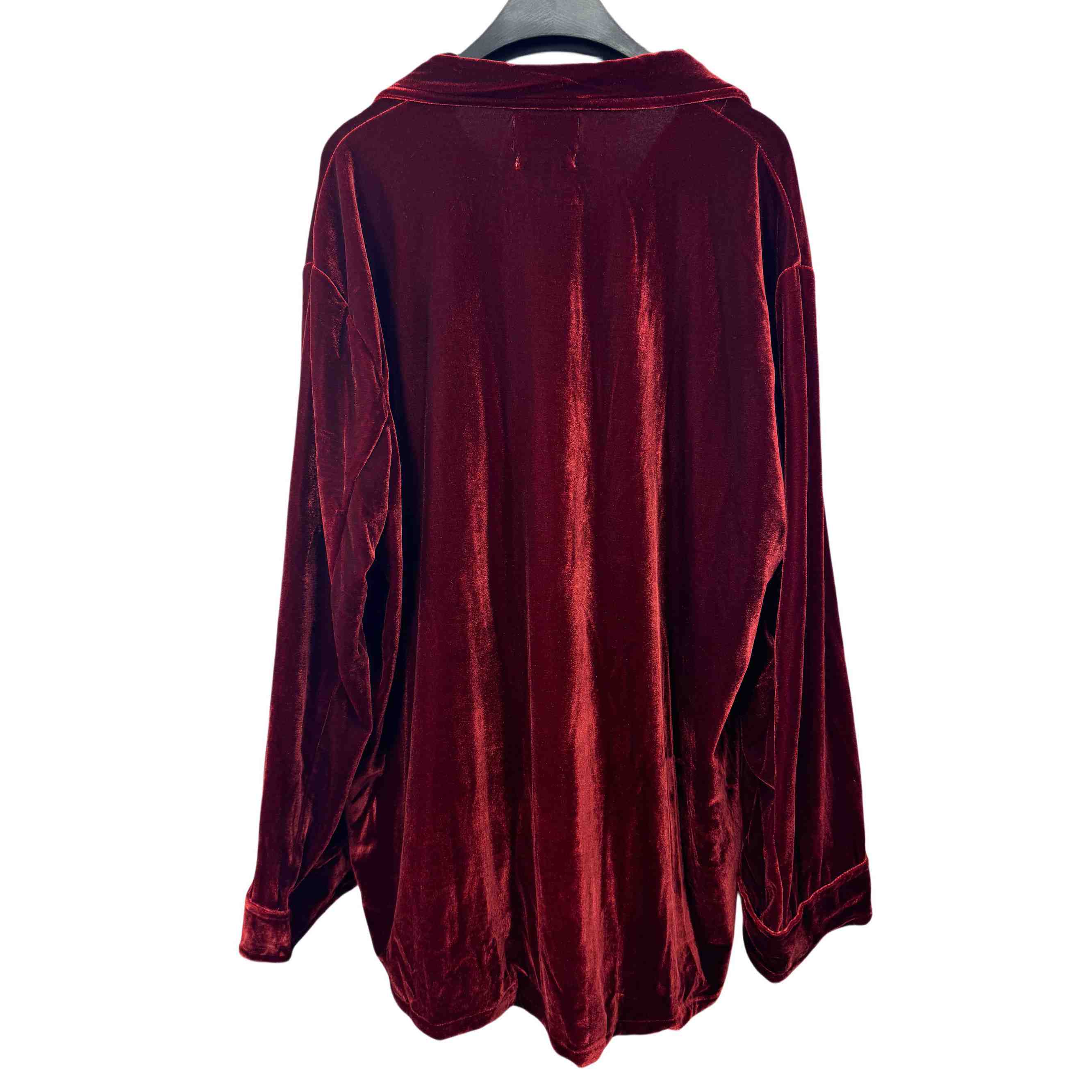 Enfants Riches Deprimes Red Velvet Shirt Coat - DopestKickz