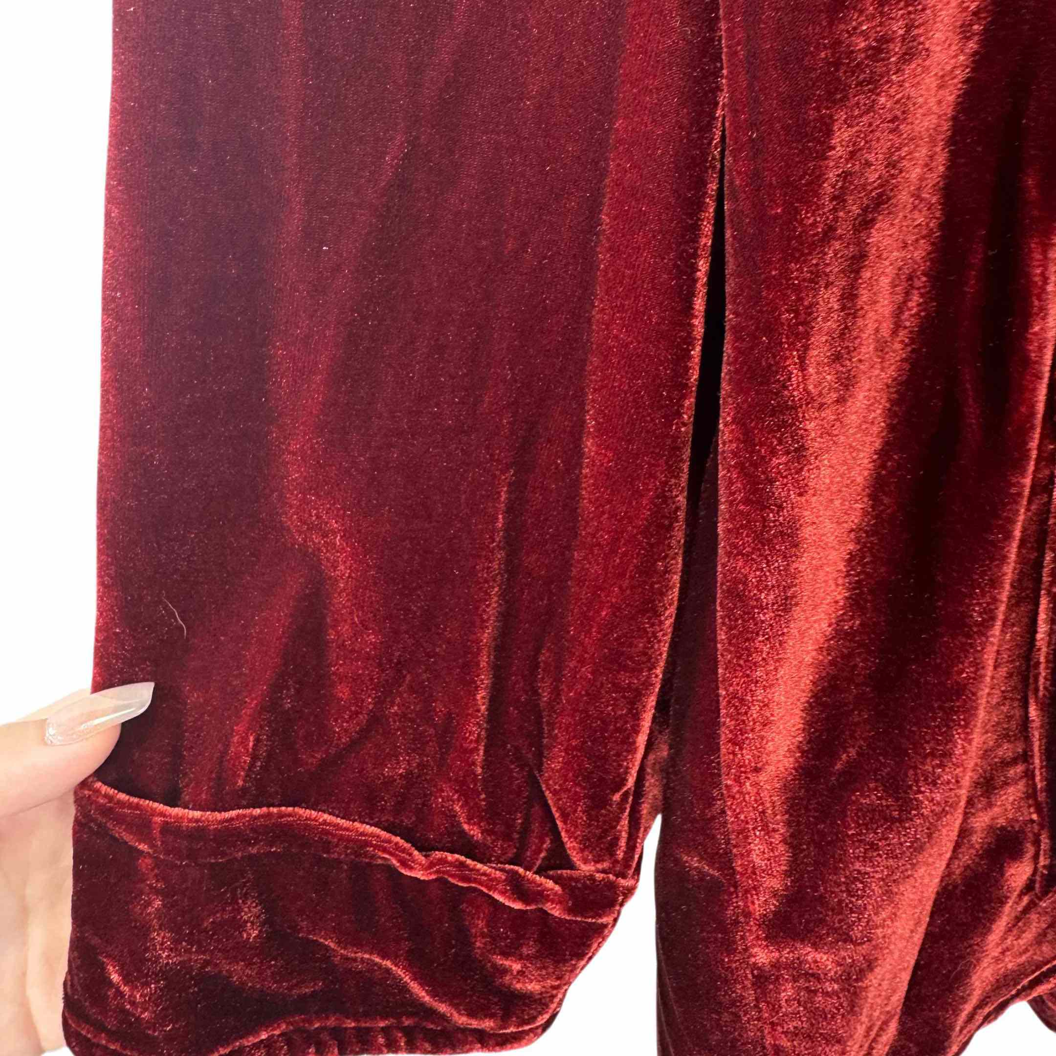 Enfants Riches Deprimes Red Velvet Shirt Coat - DopestKickz