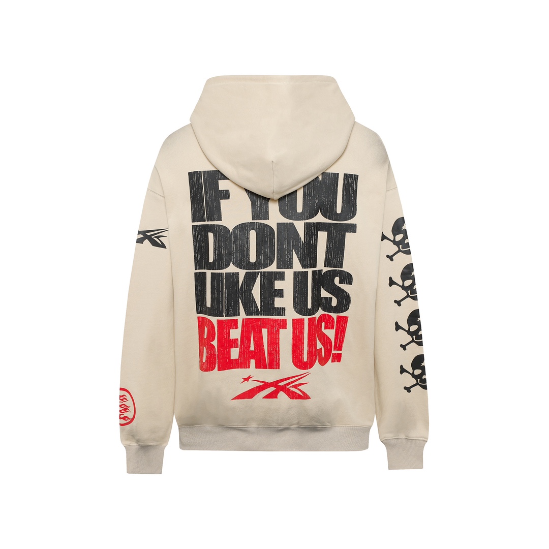 Hellstar If You Dont Like Us Beat Us Hoodie - DopestKickz