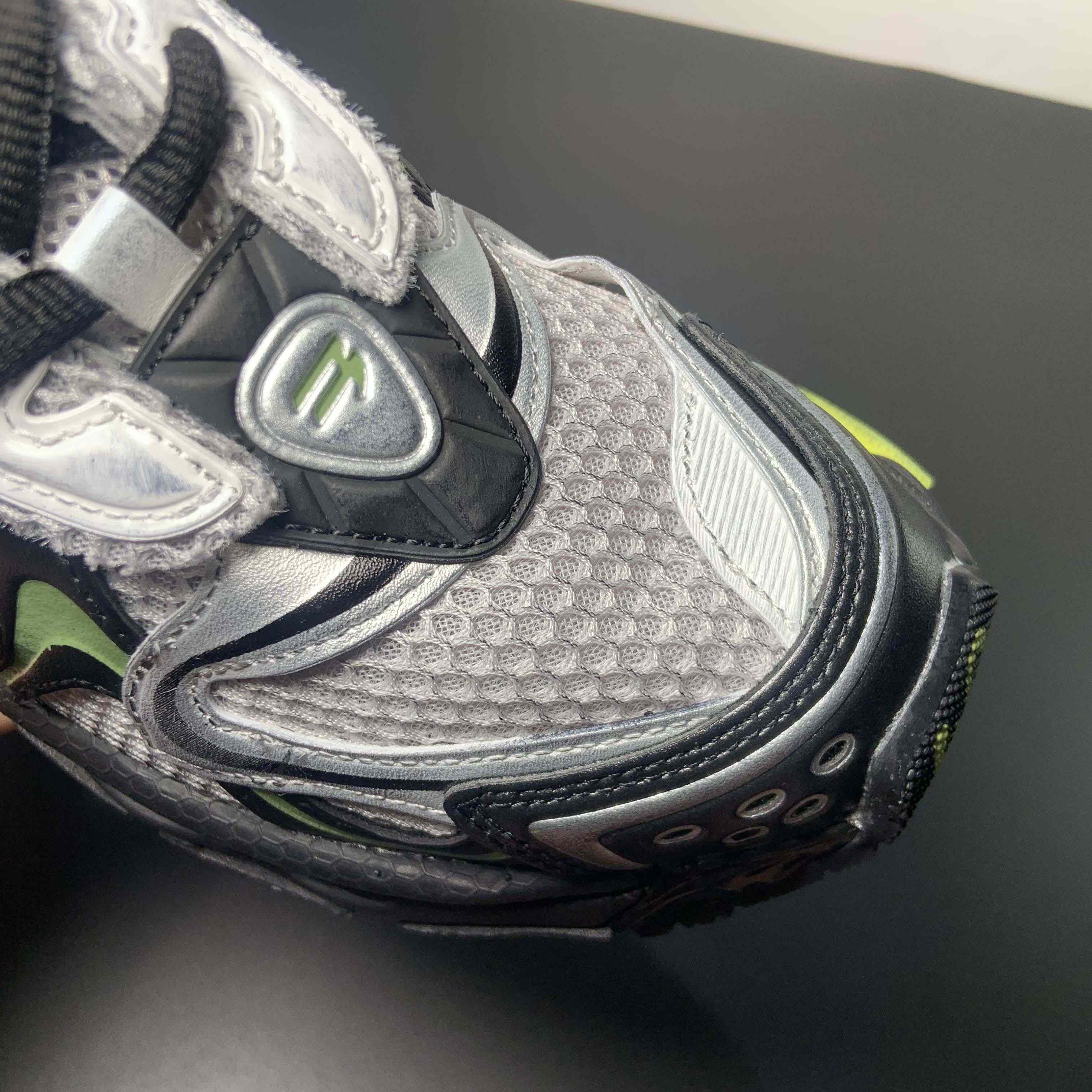 Balenciaga Runner 2.0 Sneaker In Silver - DopestKickz