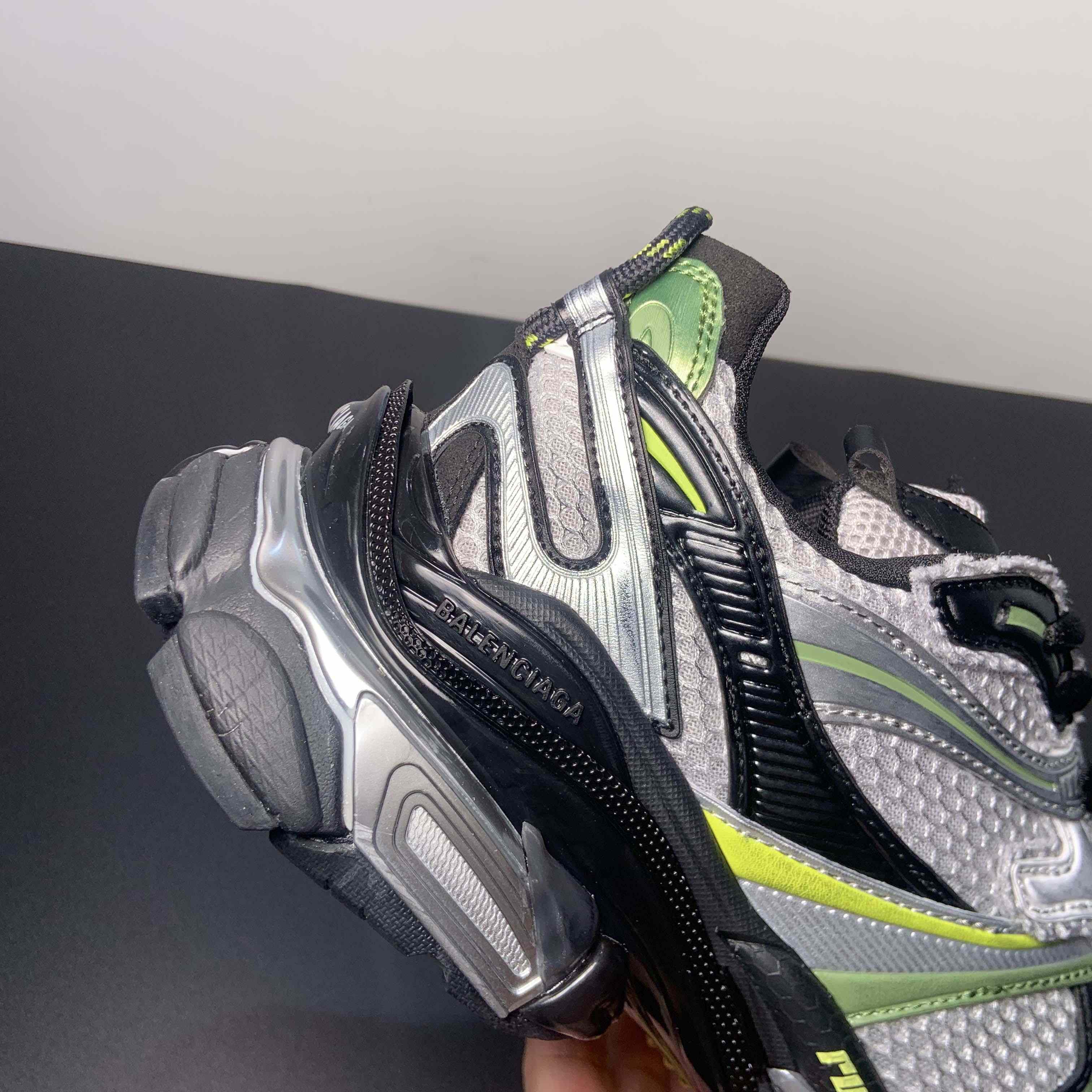 Balenciaga Runner 2.0 Sneaker In Silver - DopestKickz