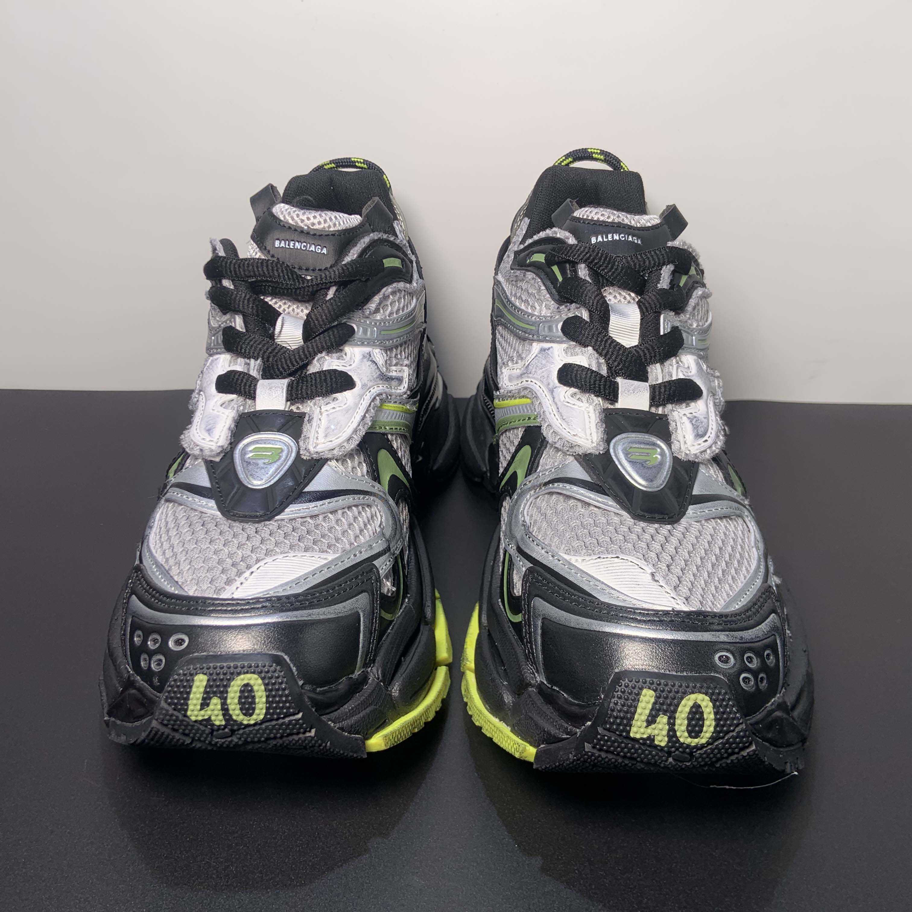 Balenciaga Runner 2.0 Sneaker In Silver - DopestKickz