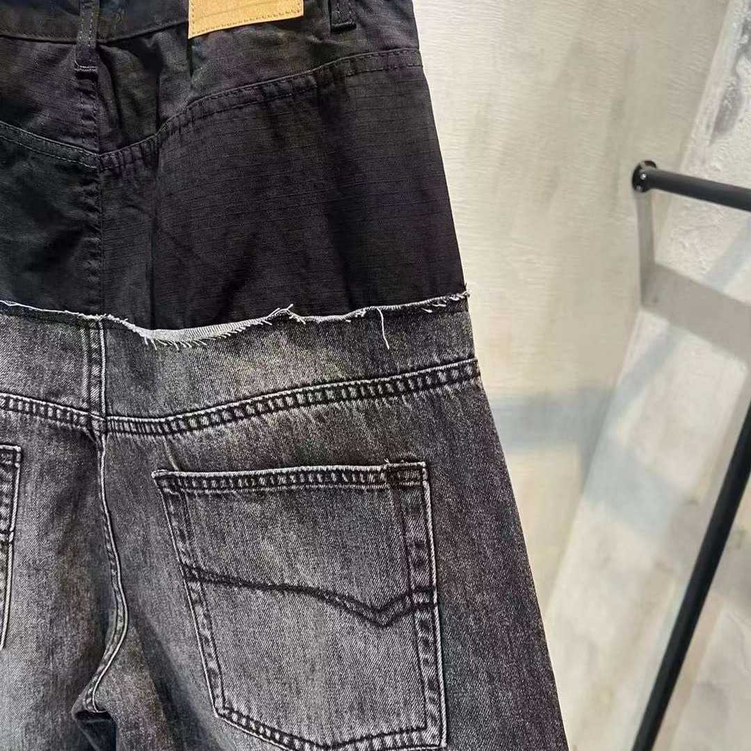 Balenciaga Large Denim Jeans - DopestKickz