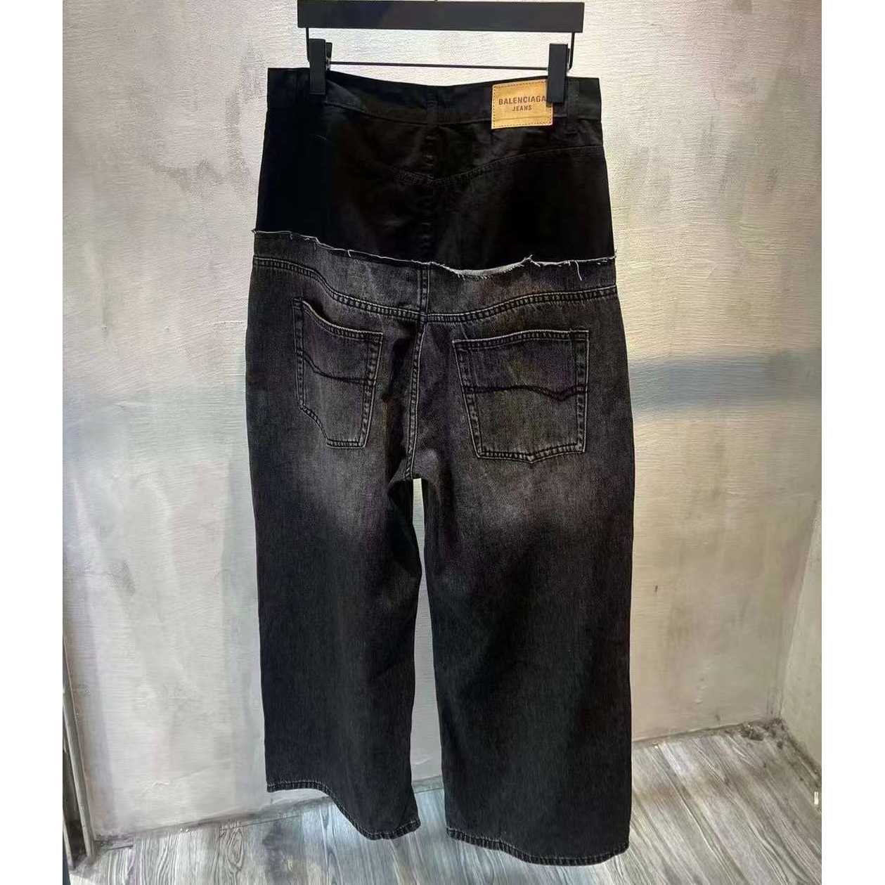 Balenciaga Large Denim Jeans - DopestKickz