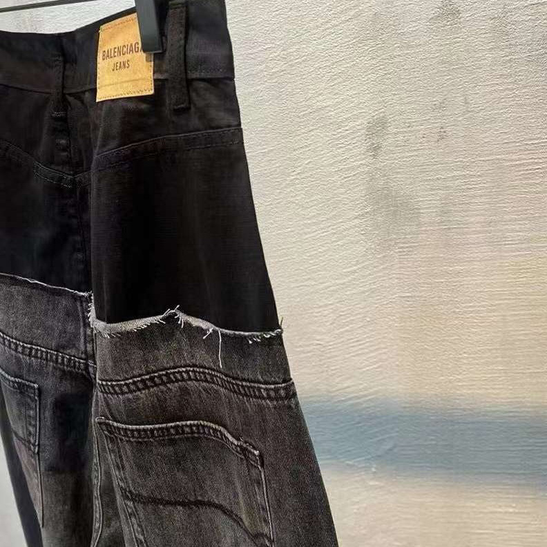 Balenciaga Large Denim Jeans - DopestKickz