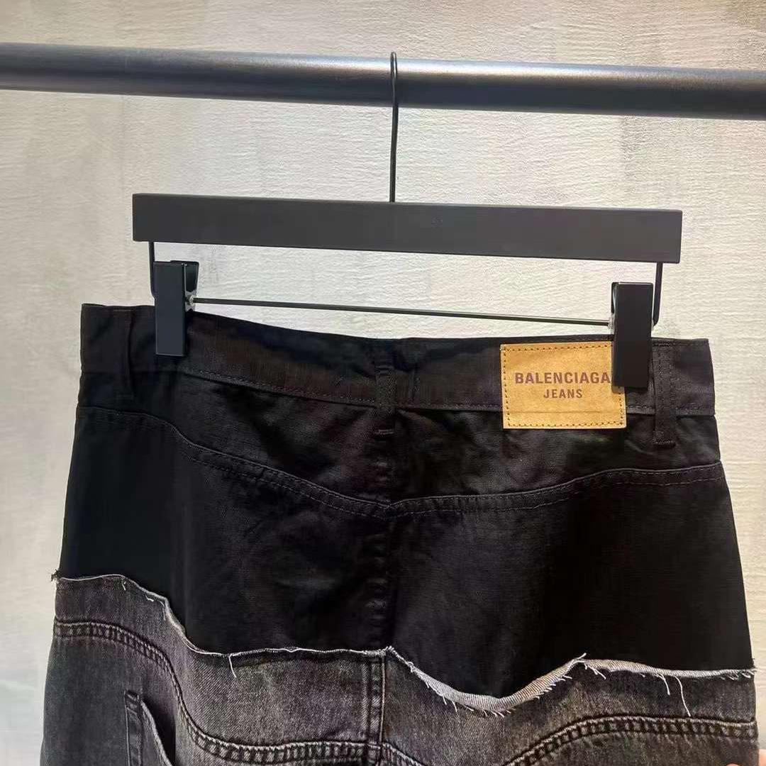 Balenciaga Large Denim Jeans - DopestKickz