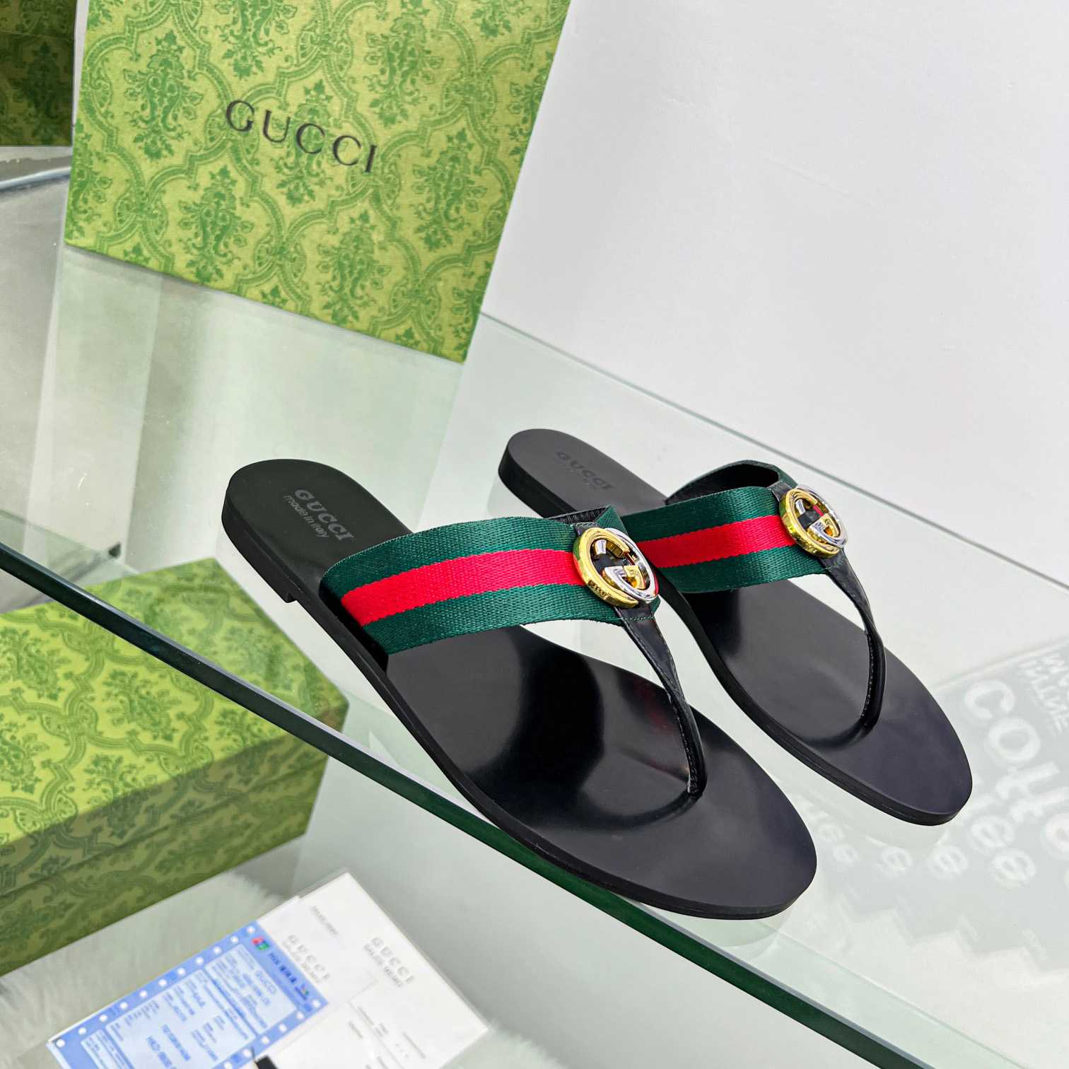 Gucci Women's Thong Sandal With Horsebit  - DopestKickz