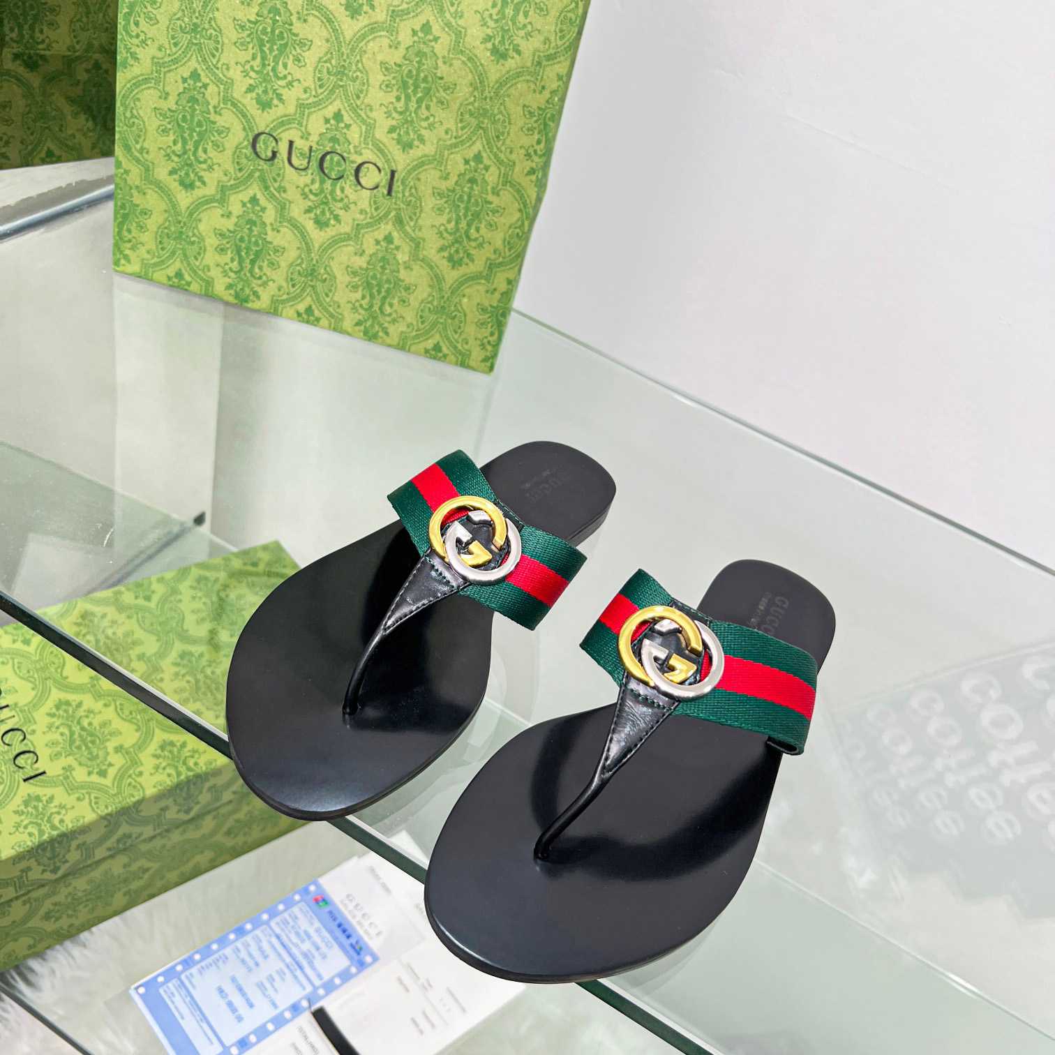 Gucci Women's Thong Sandal With Horsebit  - DopestKickz