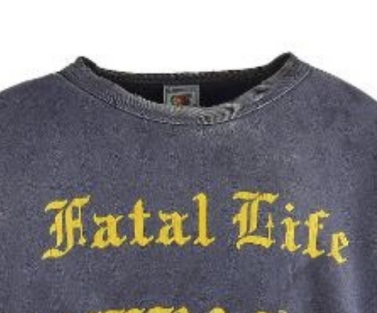 Saint Michael Crw Sweat/fatal Life Hoodie - DopestKickz