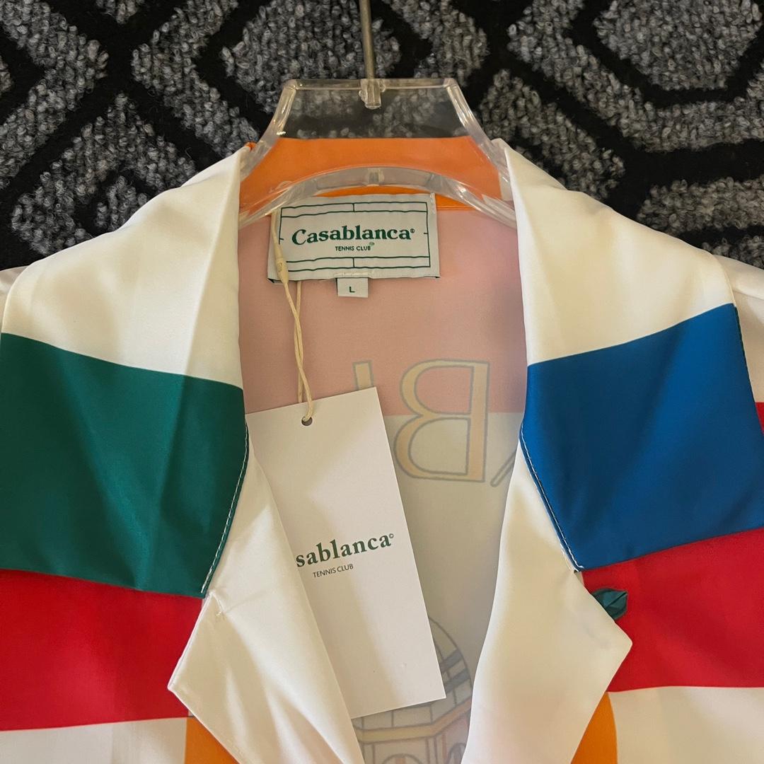 Casablanca Checkerboard-print Silk Shirt - DopestKickz