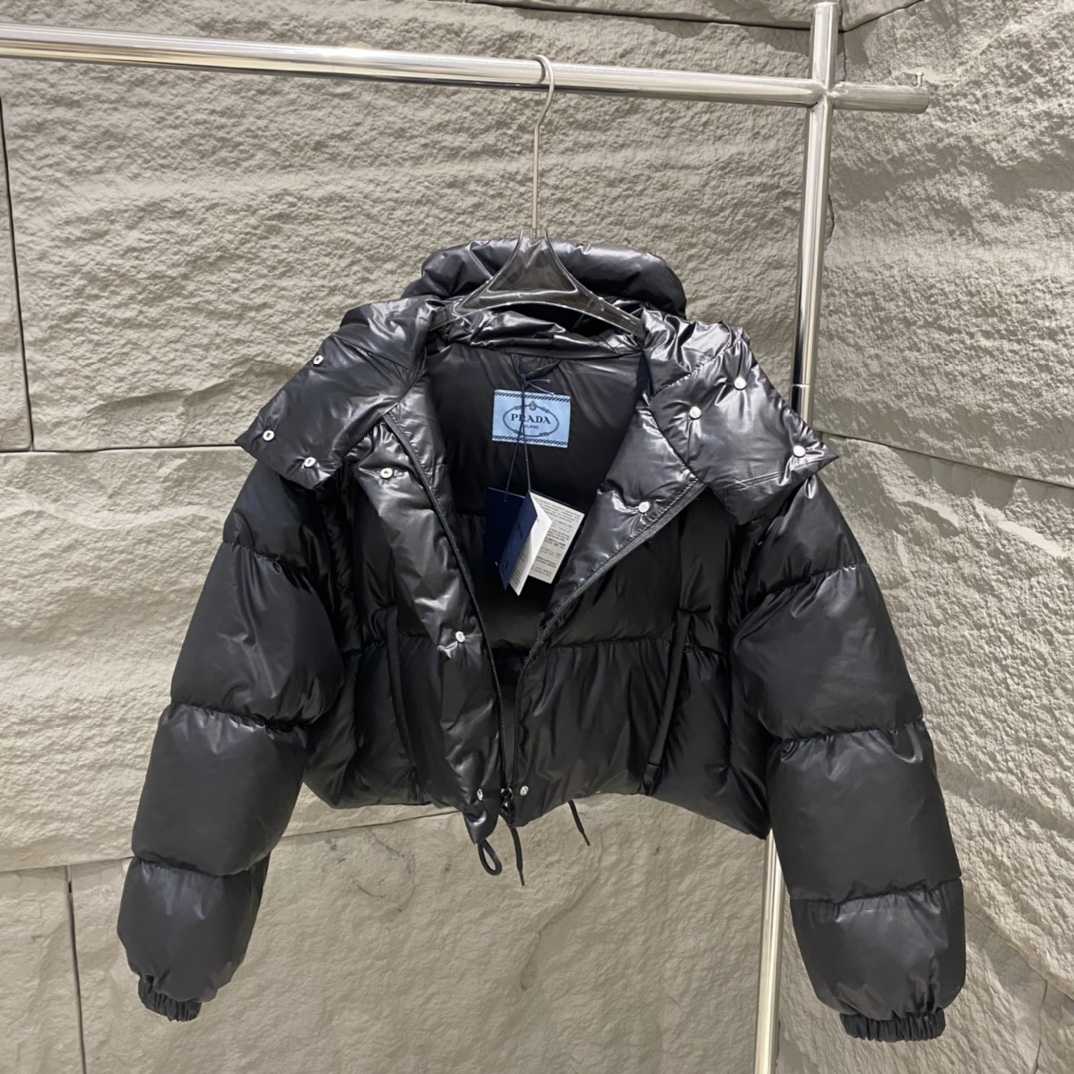 Prada Re-Nylon Convertible Cropped Down Jacket - DopestKickz