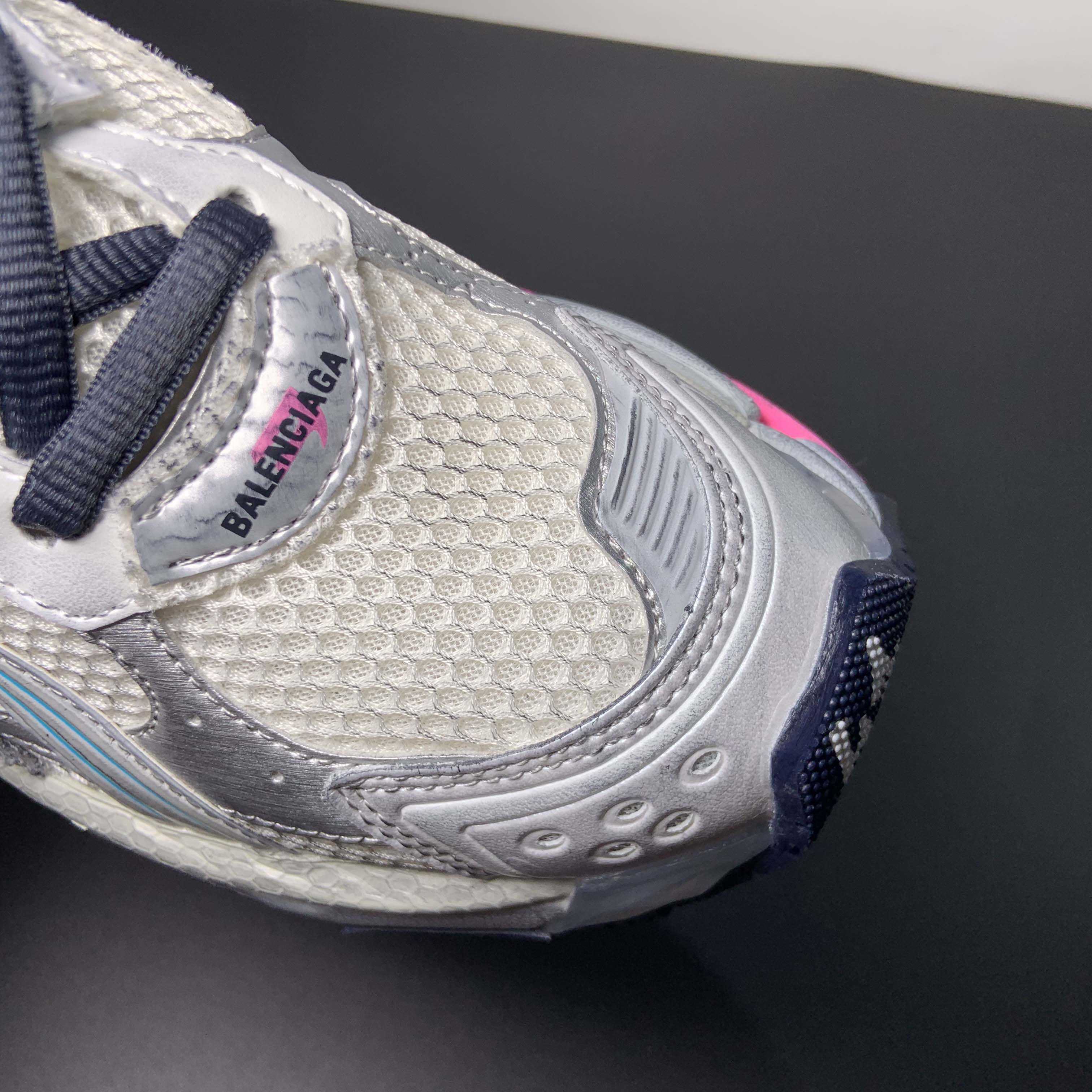Balenciaga Runner Sneaker In Light Beige/grey/pink/blue - DopestKickz