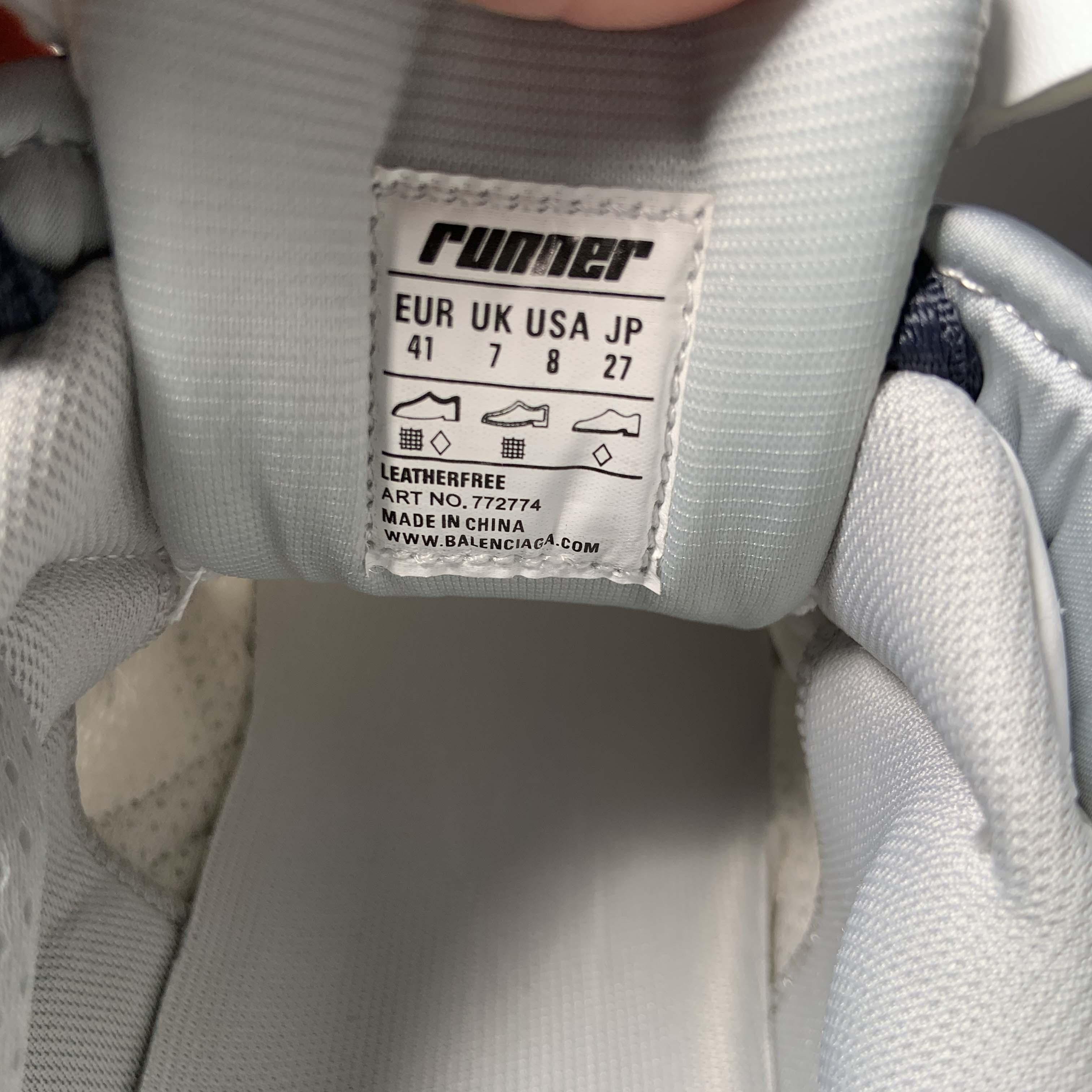 Balenciaga Runner Sneaker In Light Beige/grey/pink/blue - DopestKickz