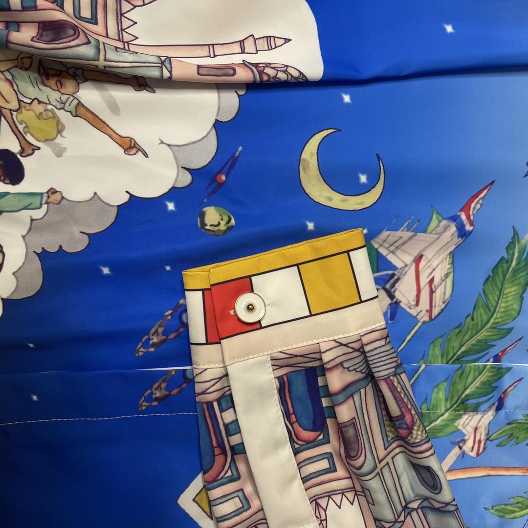 Casablanca Le Dimension Illustration Style-print Shirt - DopestKickz