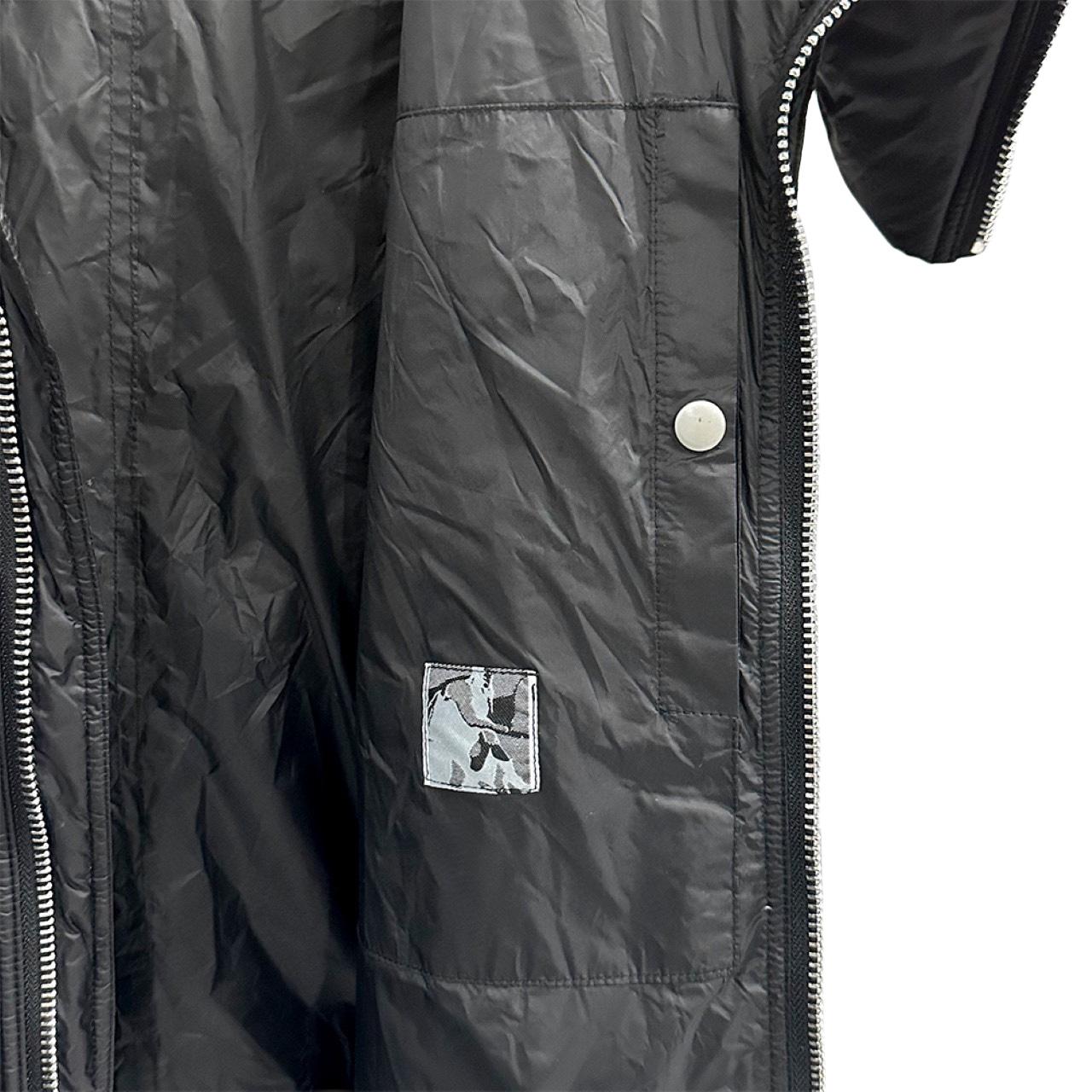 Rick Owens Padded nylon vest with hood - DopestKickz