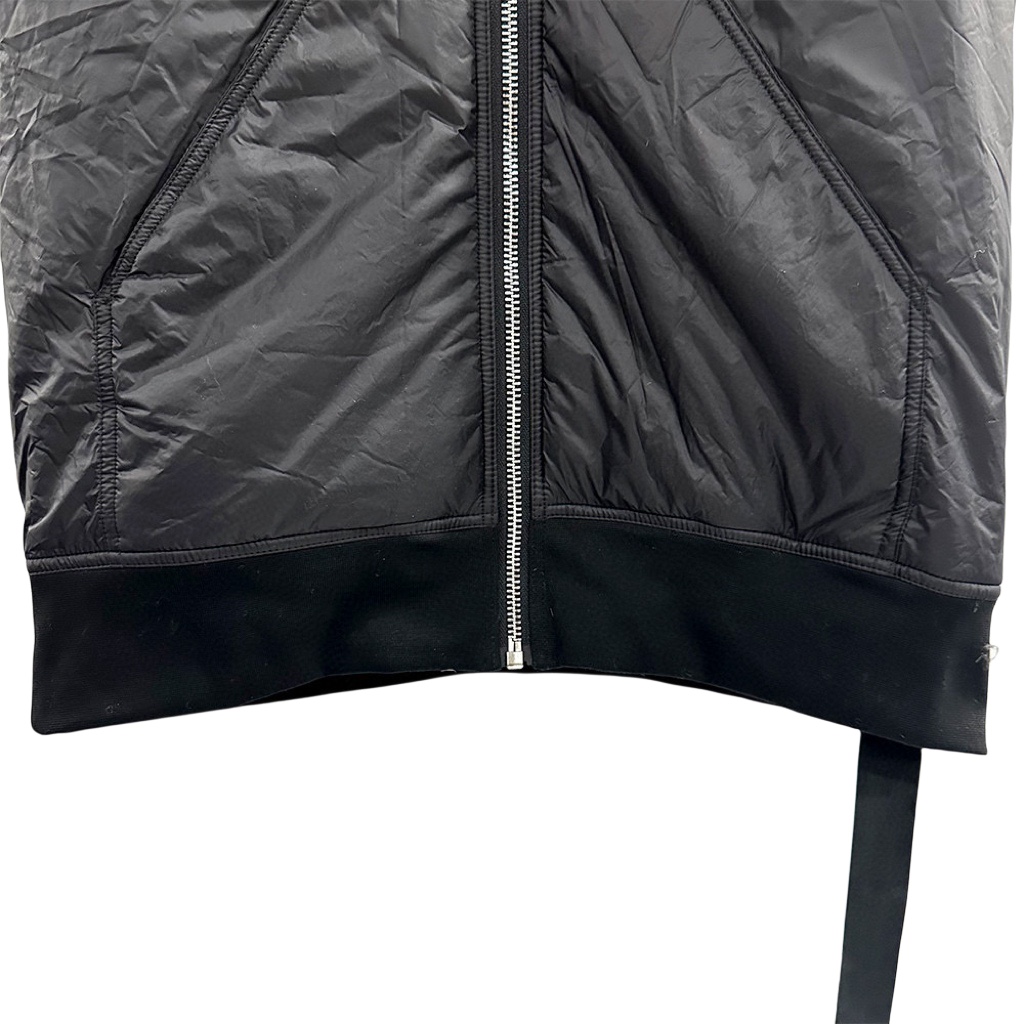 Rick Owens Padded nylon vest with hood - DopestKickz