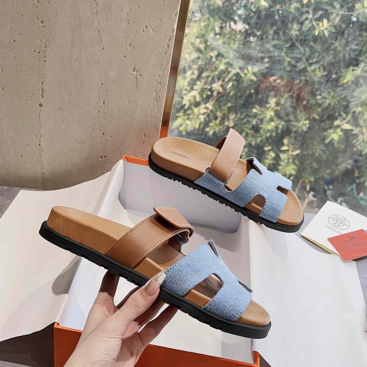 Hermes Chypre Sandal - DopestKickz