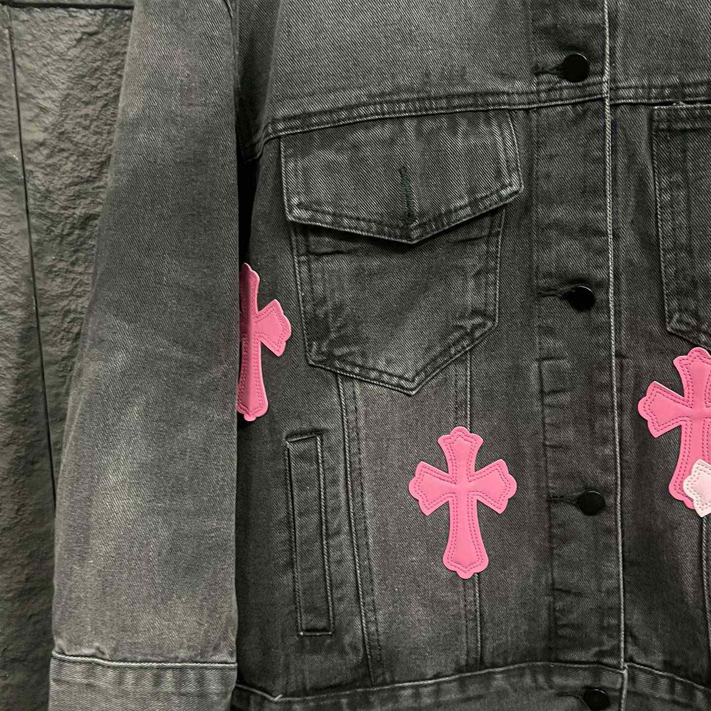 Chrome Hearts Denim Jacket - DopestKickz
