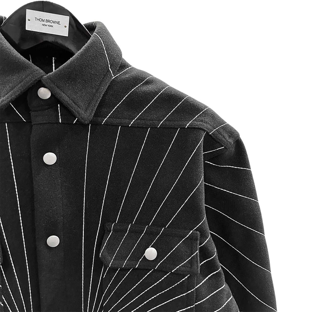 Rick Owens Dust Radiance Embroidered Oversized Outershirt - DopestKickz