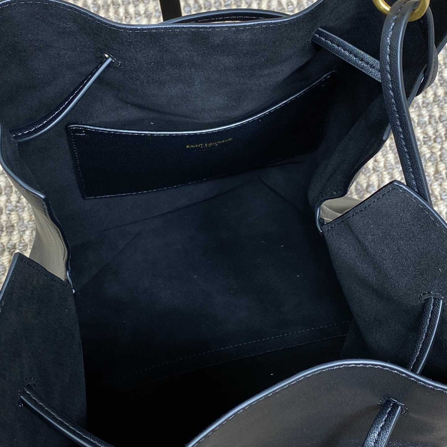 Saint Laurent Paris Vii Pochon In Lambskin  - DopestKickz