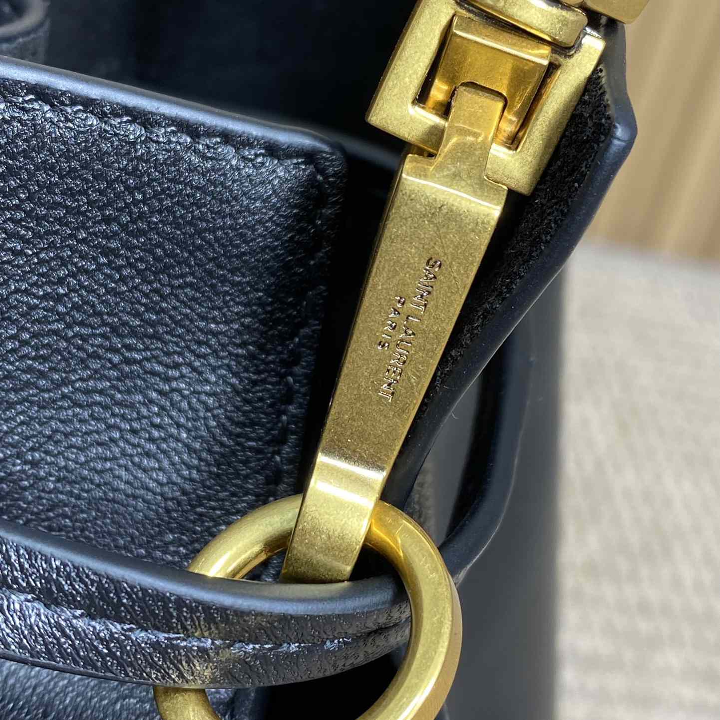 Saint Laurent Paris Vii Pochon In Lambskin  - DopestKickz