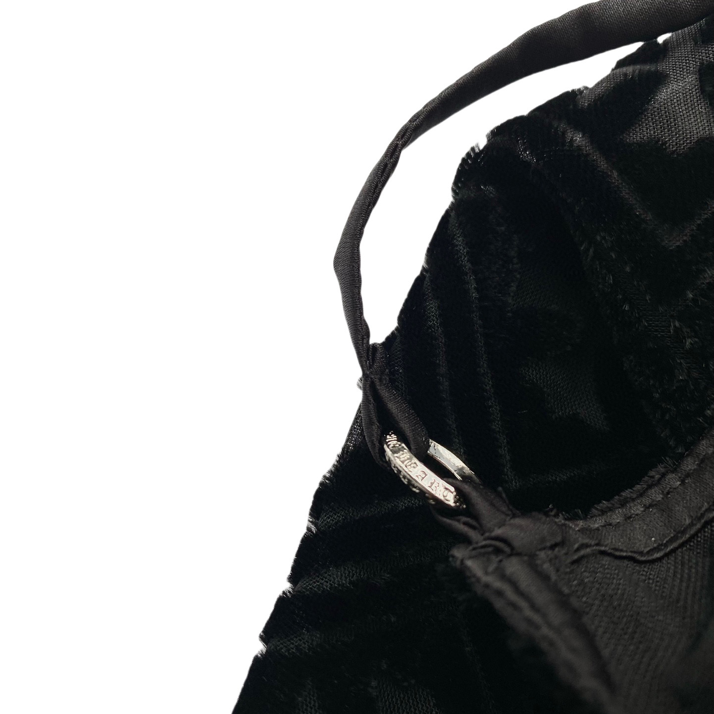 Chrome Hearts Black Velvet Burnout Dress - DopestKickz