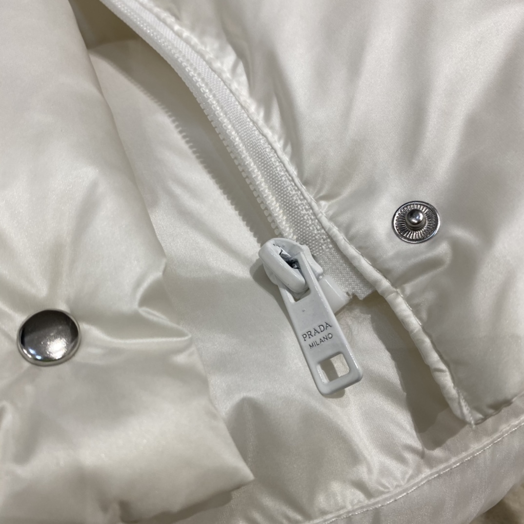 Prada Re-Nylon Convertible Cropped Down Jacket - DopestKickz