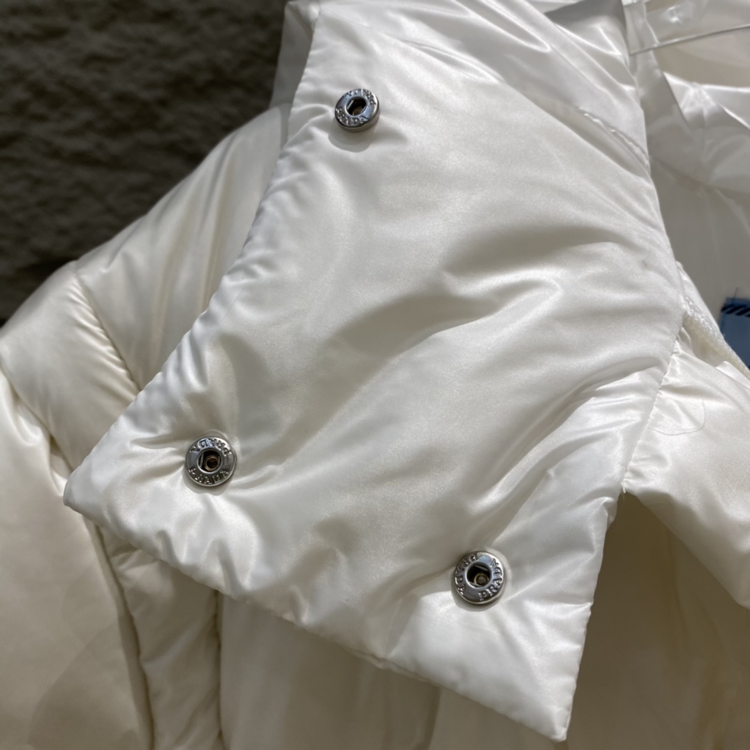 Prada Re-Nylon Convertible Cropped Down Jacket - DopestKickz