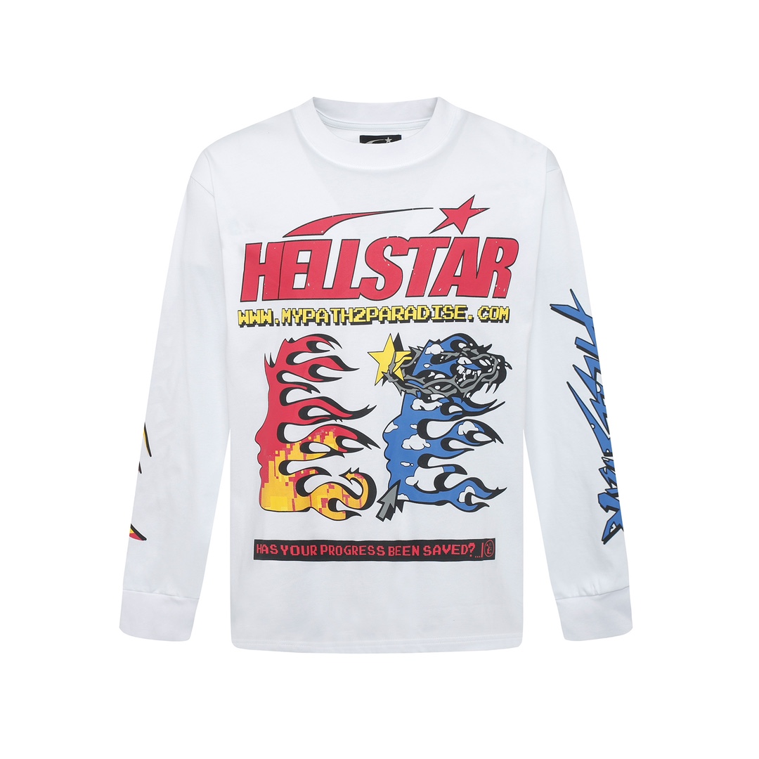 Hellstar Pixel Long Sleeve T-Shirt - DopestKickz