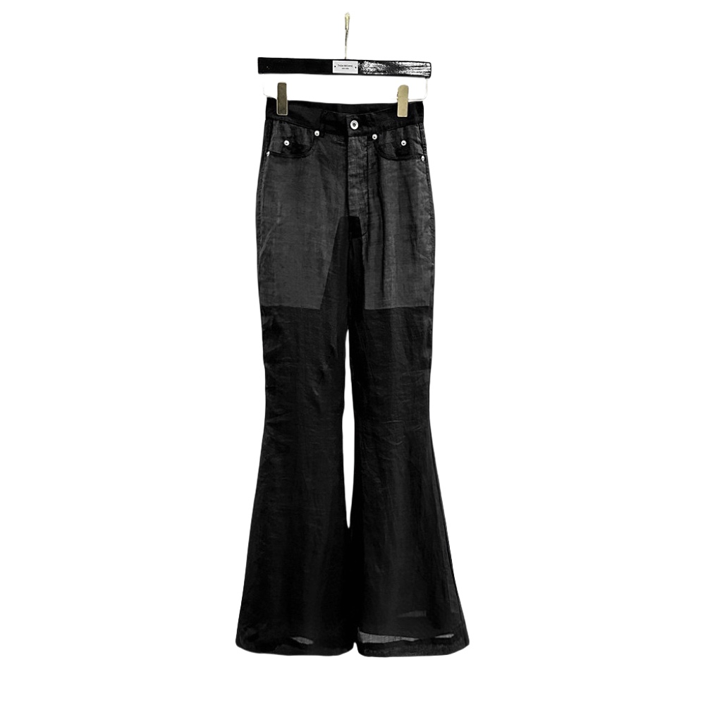 Rick Owens Bolan High-rise Bootcut Jeans - DopestKickz