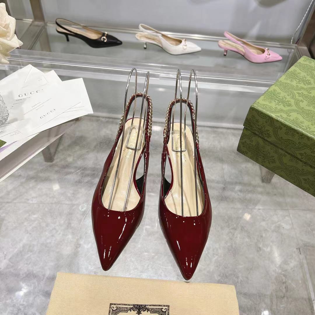 Gucci Signoria Slingback Pump - DopestKickz
