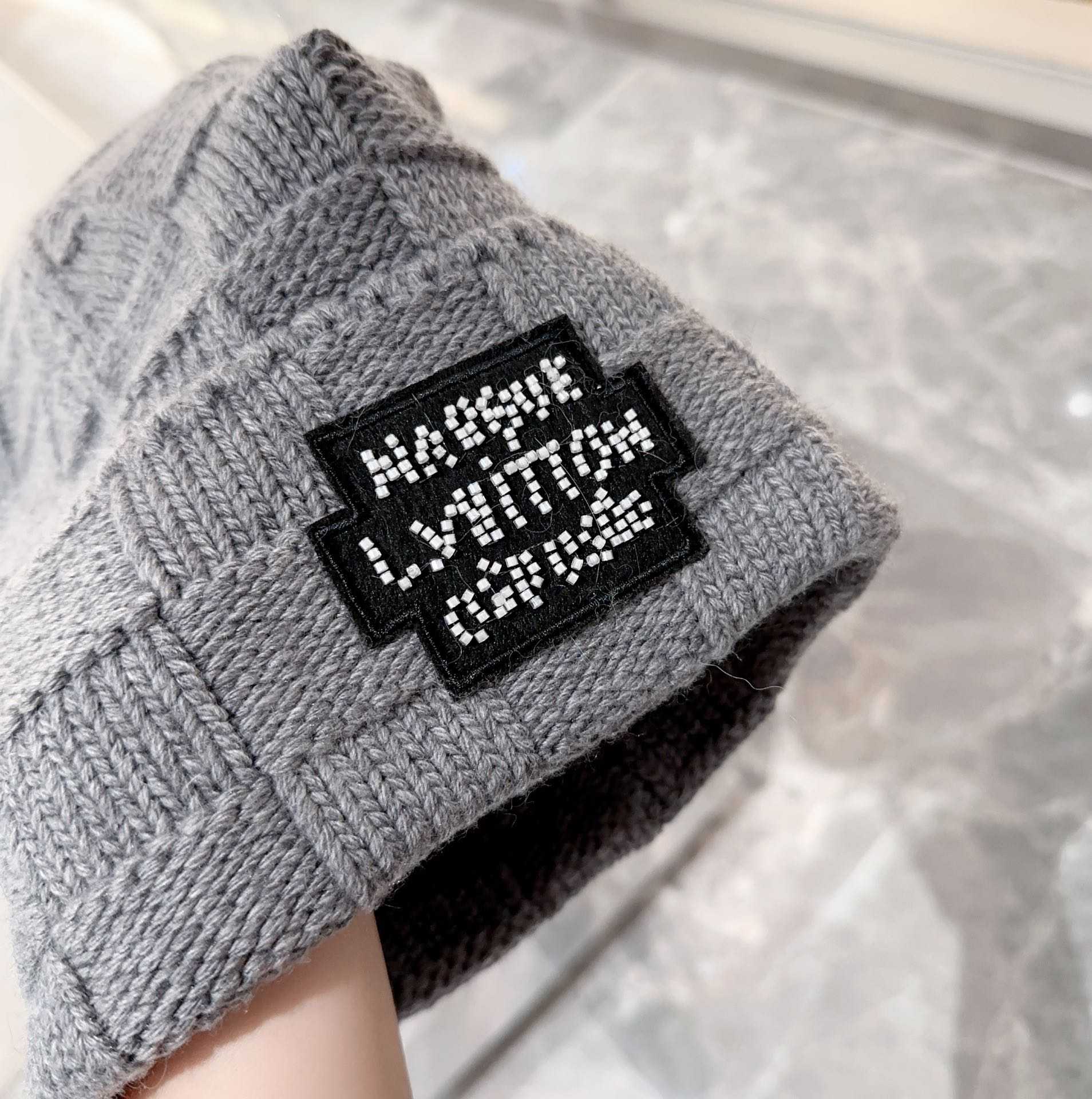 Louis Vuitton Pearls Beanie - DopestKickz